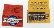 Vintege Razor Blade Wrappers Lamette da barba Lame de rasoir #036