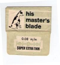 Vintege Razor Blade Wrappers Lamette da barba Lame de rasoir #071