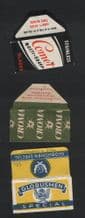 Vintege Razor Blade Wrappers Lamette da barba Rasierklinge #171