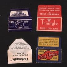 Vintege Razor Blade Wrappers Lamette da barba Rasierklinge #184