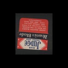 Vintege Razor Blade Wrappers Lamette da barba Rasierklinge #613