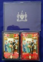 Worshipful 1957 Royal Visit to Denmark Collectible playing cards