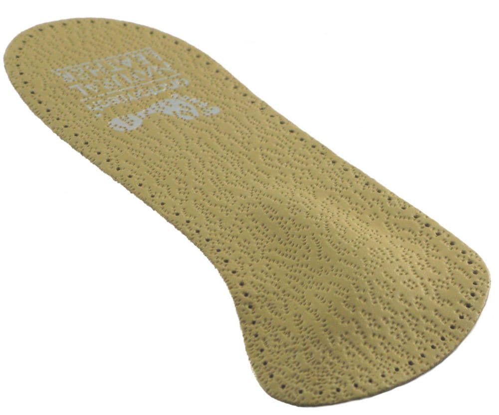 Three Quarter Insoles With Metatarsal Support Leather upper