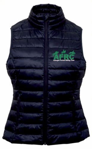 Abinger Forest RC Ladies Navy Padded Gilet TS31F
