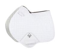 Abinger Forest RC White Embroidered LeMieux Close Contact Saddle Pad