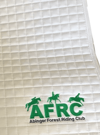 Abinger Forest RC White General Purpose Saddlecloths