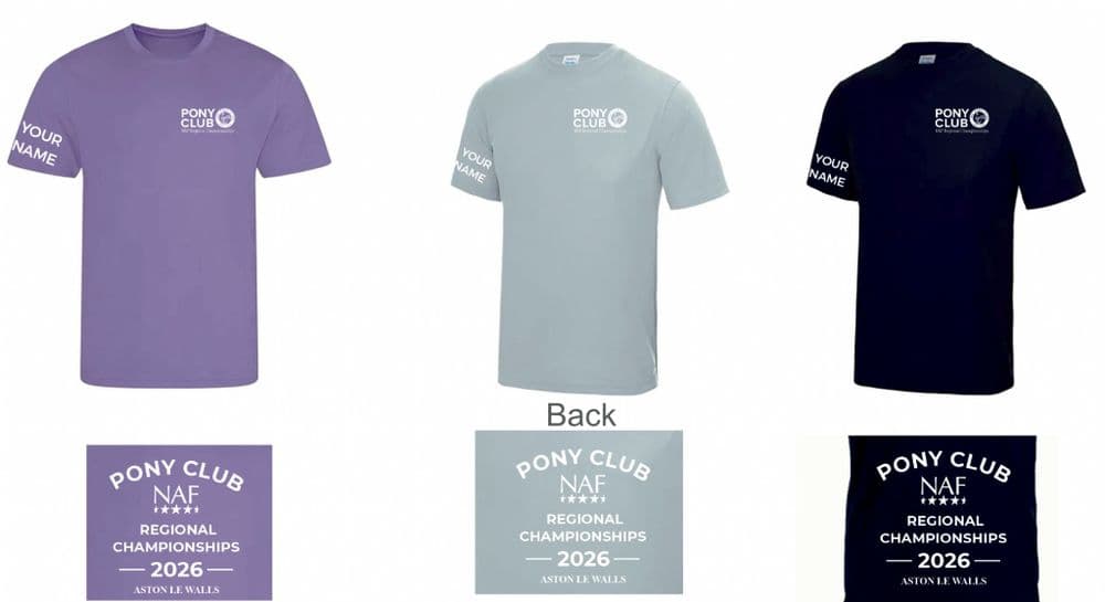 ADULT Aston le Walls PC NAF Regional Champs 2026 Cool Tech T-Shirt - JC001