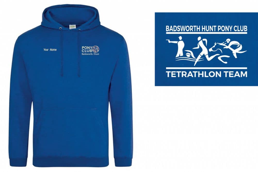 Adult Badsworth Hunt PC Tetrathlon Royal Hoodie