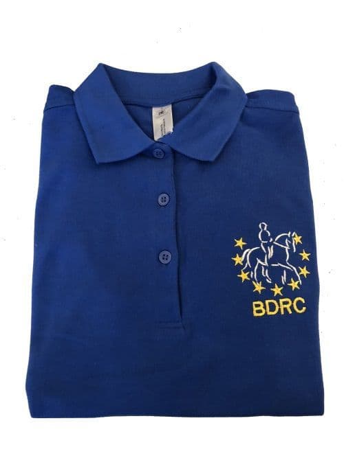 ADULT Billericay & District Riding Club Royal Polo Shirt BA301