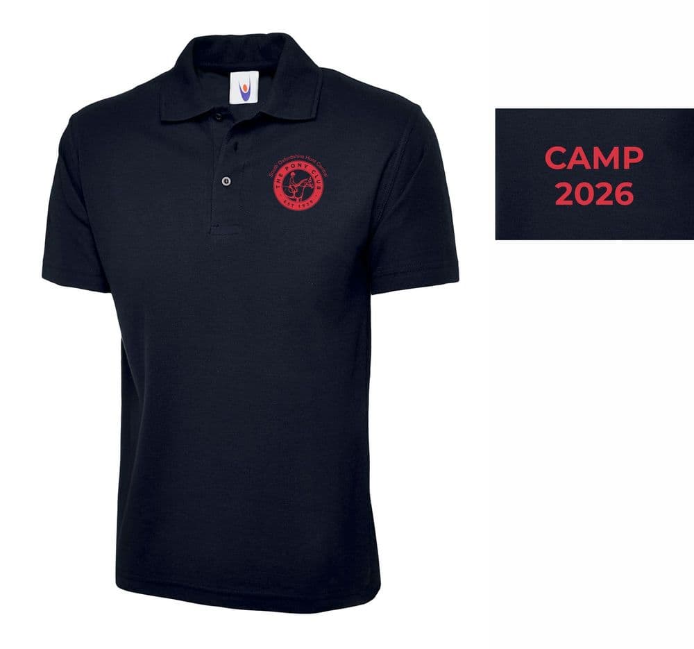 ADULT CAMP 26 South Oxfordshire Central Navy Polo - UC101