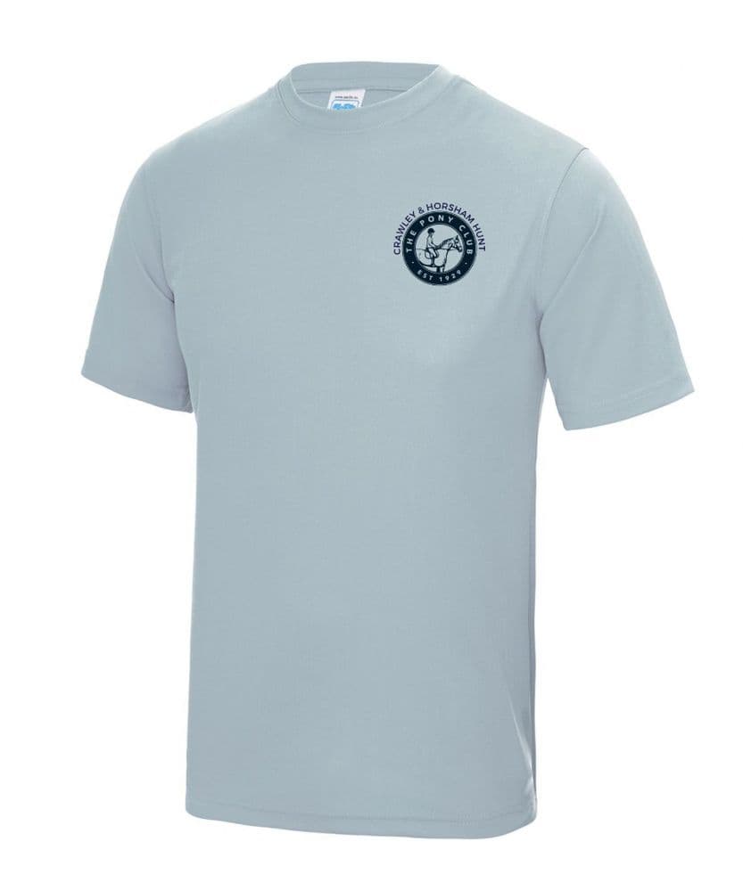 ADULT Crawley & Horsham Hunt Sky Cool T-shirt - JC001