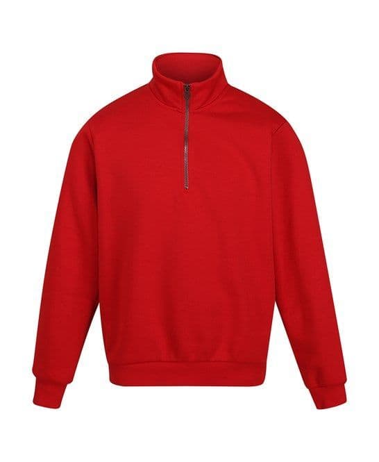Adult Deepdene Stables Red  Quarter Zip Sweatshirt RG613