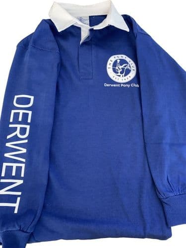 ADULT Derwent Hunt Pony Club Royal Rugby Shirt