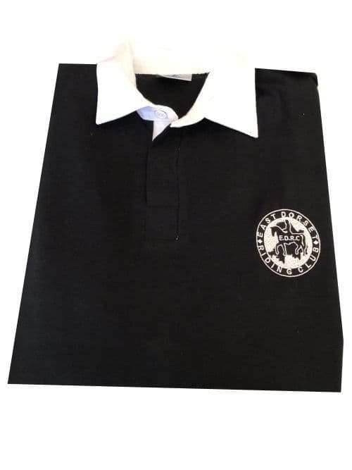 ADULT East Dorset RC Black Long Sleeved Rugby Shirt