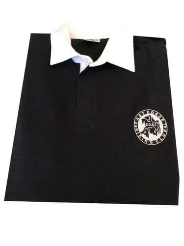 ADULT East Dorset RC Black Long Sleeved Rugby Shirt