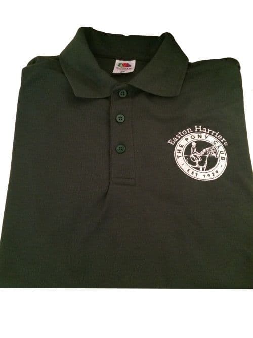 ADULT Easton Harriers Pony Club Bottle Polo Shirt UC101