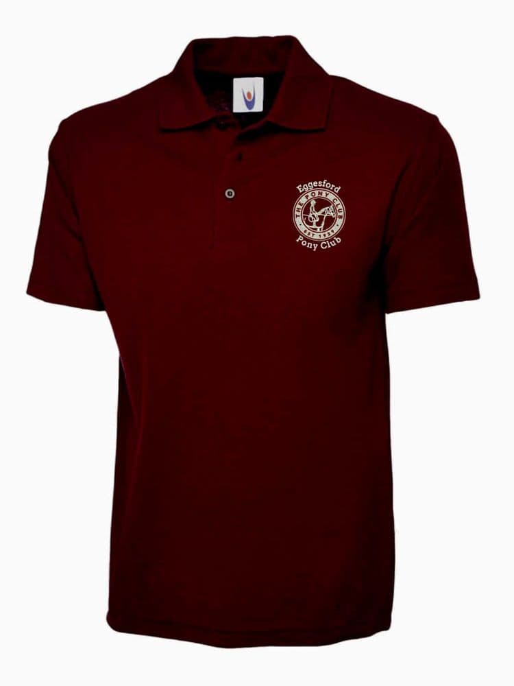 ADULT Eggesford PC Burgundy Polo Shirt UC101
