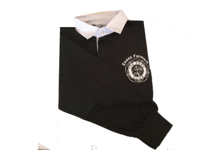 ADULT Essex Farmers Bottle Green Long Sleeved Rugby Shirt