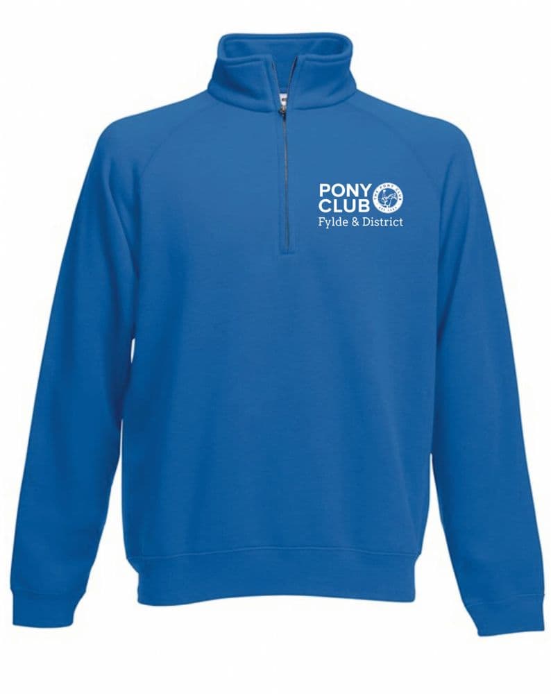 Adult Fylde & District Royal  Quarter Zip Sweatshirt SS830