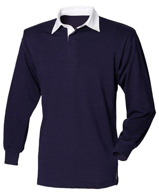 ADULT Kings School Devon Navy Long Sleeved Rugby Shirt
