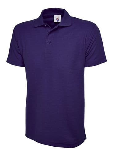 ADULT Lanark & Upperward Purple Polo Shirt UC101.
