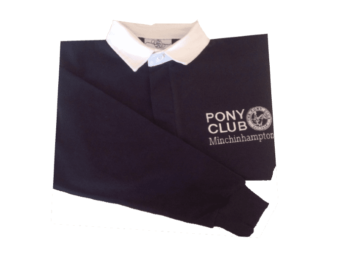 ADULT Minchinhampton Pony Club Long Sleeved Rugby Shirt