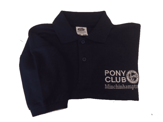 ADULT Minchinhampton Pony Club Navy Polo Shirt