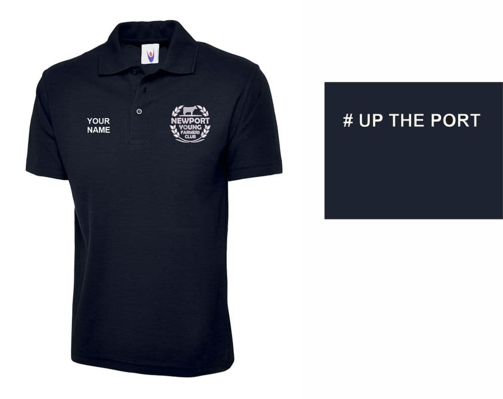 ADULT Newport YF Navy Polo Shirt UC101
