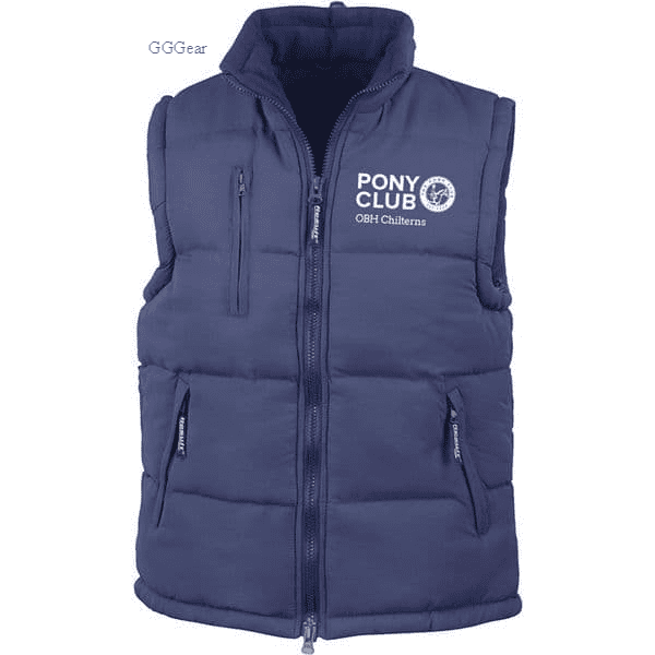 Adult OBH Chilterns Navy Blue Padded Gilet RE88J