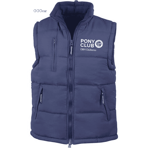 Adult OBH Chilterns Navy Blue Padded Gilet RE88J
