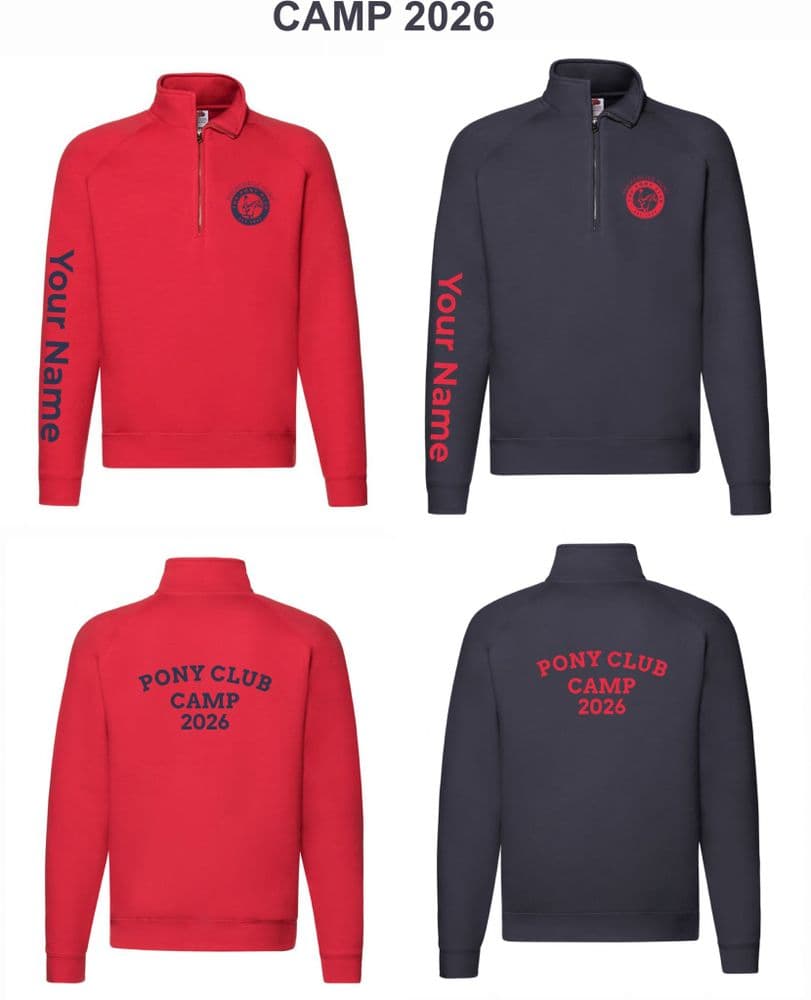 Adult Puckeridge PC CAMP 26 Quarter Zip Sweatshirt SS830