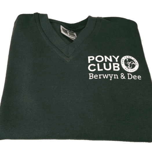 Adult's Berwyn and Dee Pony Club Bottle V Necked Sweatshirt UC204
