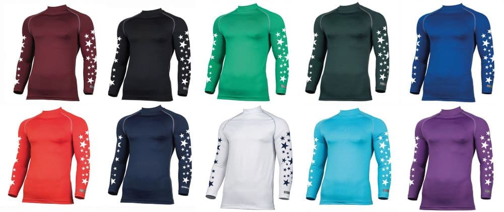 Adult's Printed LONG SLEEVE Rhino Base Layers