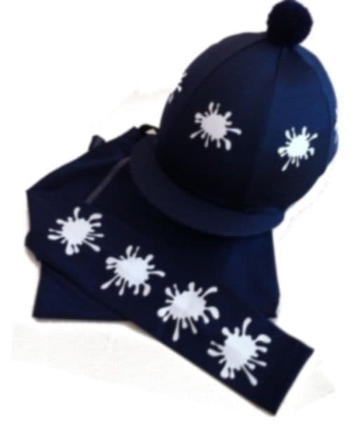 Adult's Rhino Navy Blue Base Layer & Hat Silk