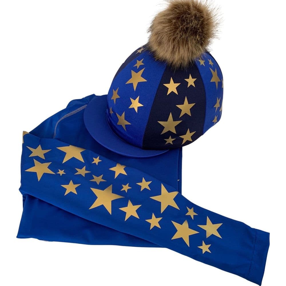 Adult's Royal/Gold  Rhino Base Layer & Hat Silk
