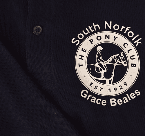 ADULT  South Norfolk Pony Club Polo Shirt UC101