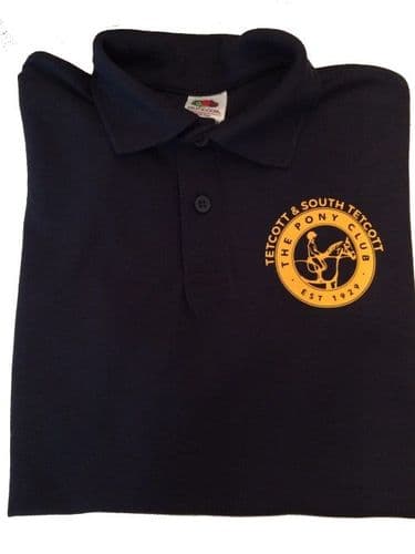 ADULT Tetcott and South Tetcott Navy Polo Shirt UC101