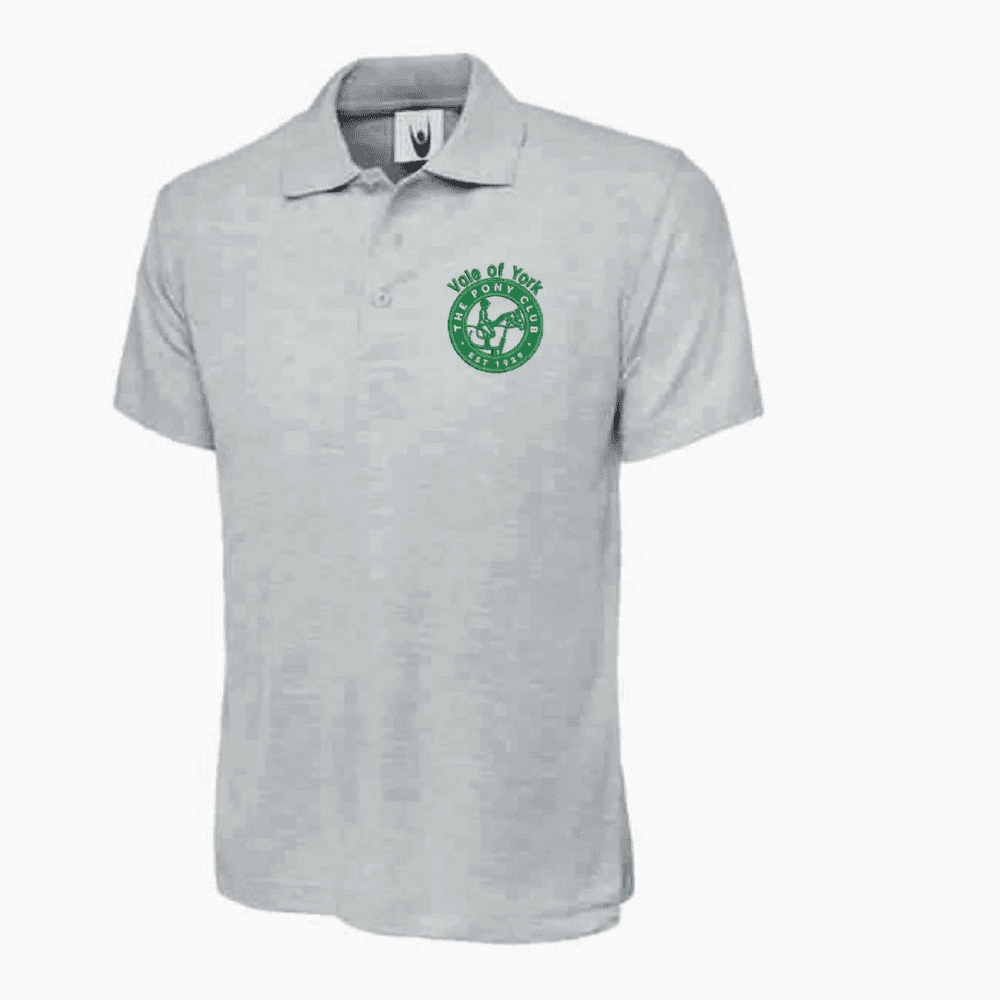 ADULT Vale Of York PC  Camp 2025 Polo Shirt UC101 Heather Grey