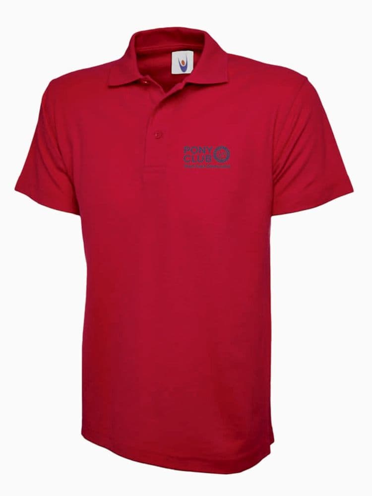 ADULT West Kent Sevenoaks PC Polo Shirt, Red SS11