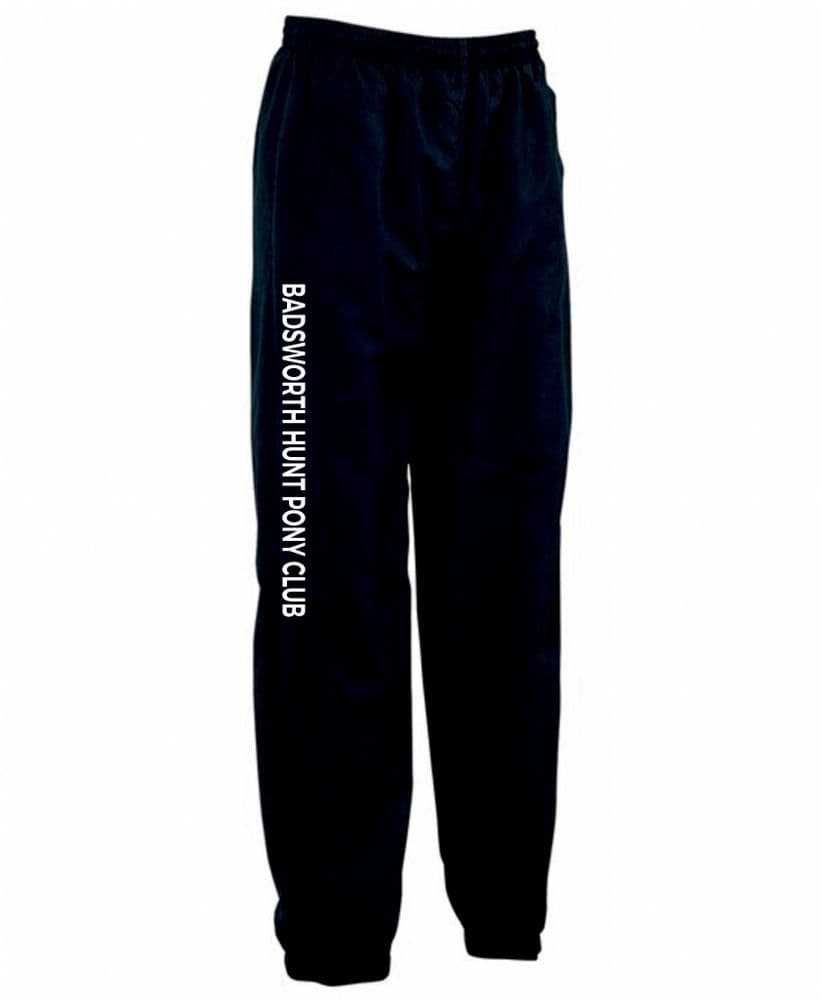 Adults Badsworth Hunt Navy Lined tracksuit bottoms TL047 (1)