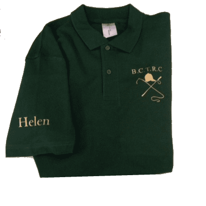 Adults BCTRC Navy or Bottle green Polo Shirts BA306