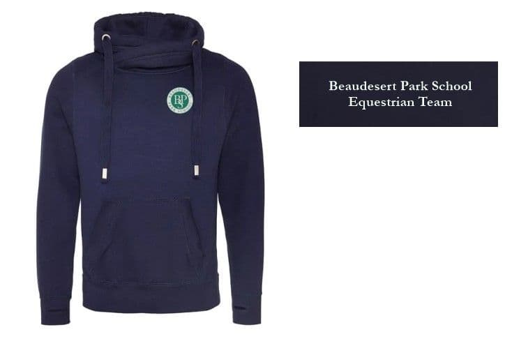 Adults Beaudesert Park School Navy cross neck Hoodies
