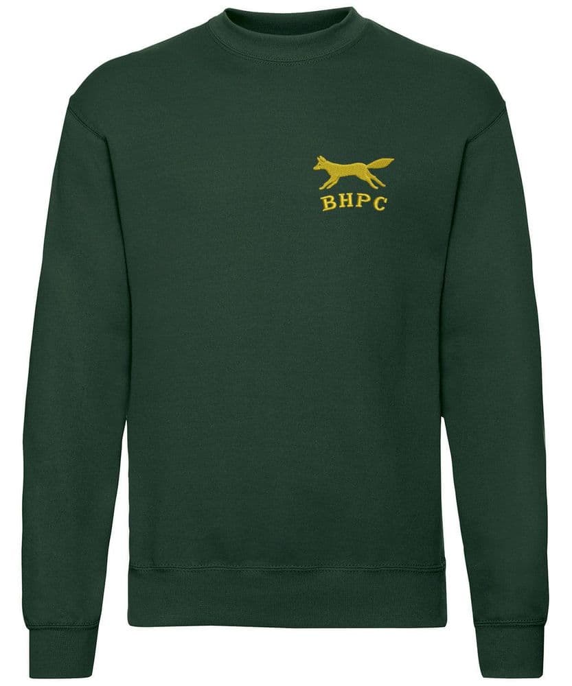 ADULTS Berkeley Pony Club Bottle Green Sweatshirt - UX3