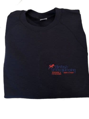 Adults Berkshire and Oxfordshire Junior Show jumping Academy Navy Sweatshirt