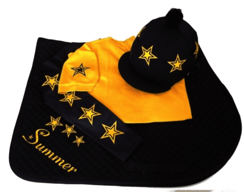 Adults Black/Golden Yellow Base Layer Cross Country Colours