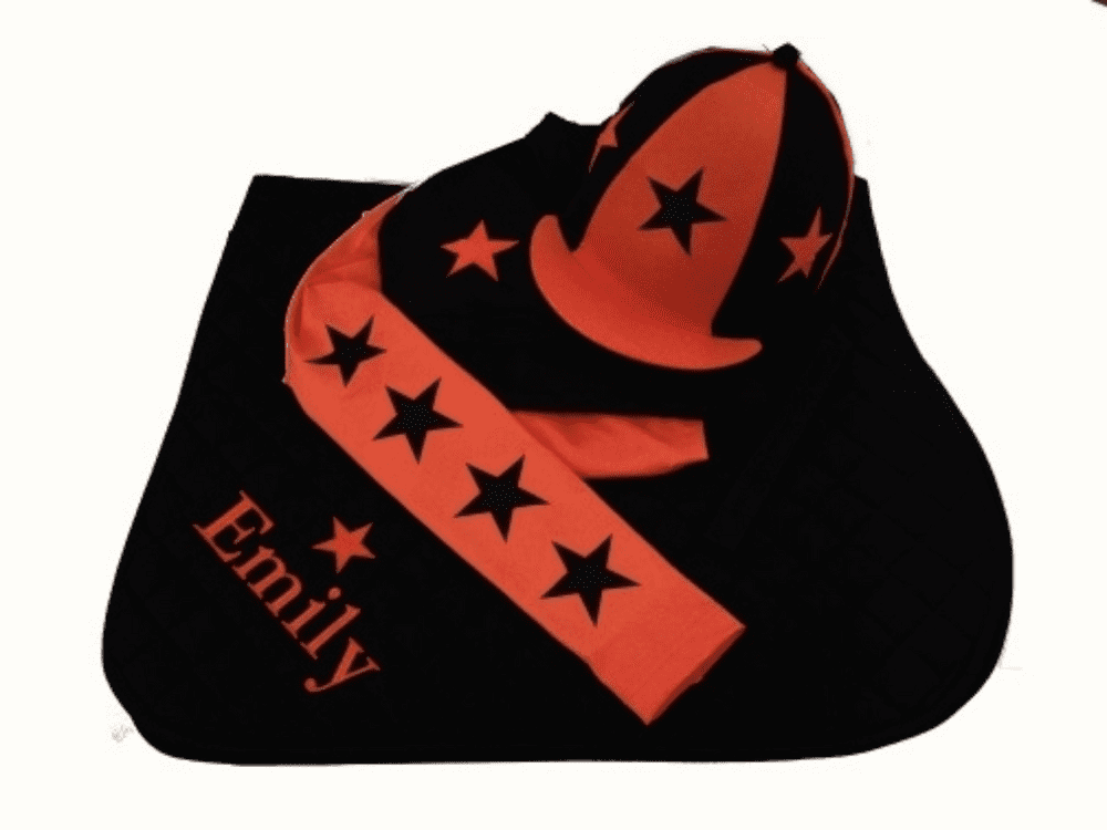 Adults Black/Orange Base Layer Cross Country Colours