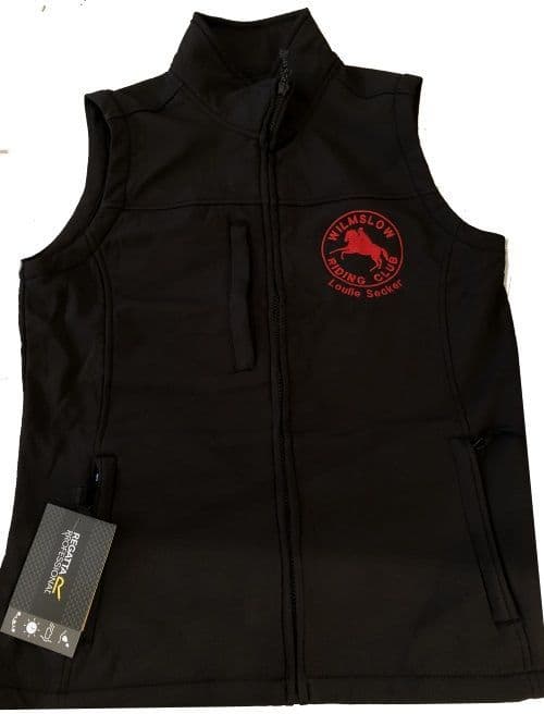 Adults Black Wilmslow RC clothing Soft shell Body Warmer