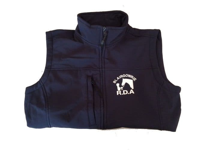 Adults Blairgowrie RDA Navy Flux Softshell Bodywarmer