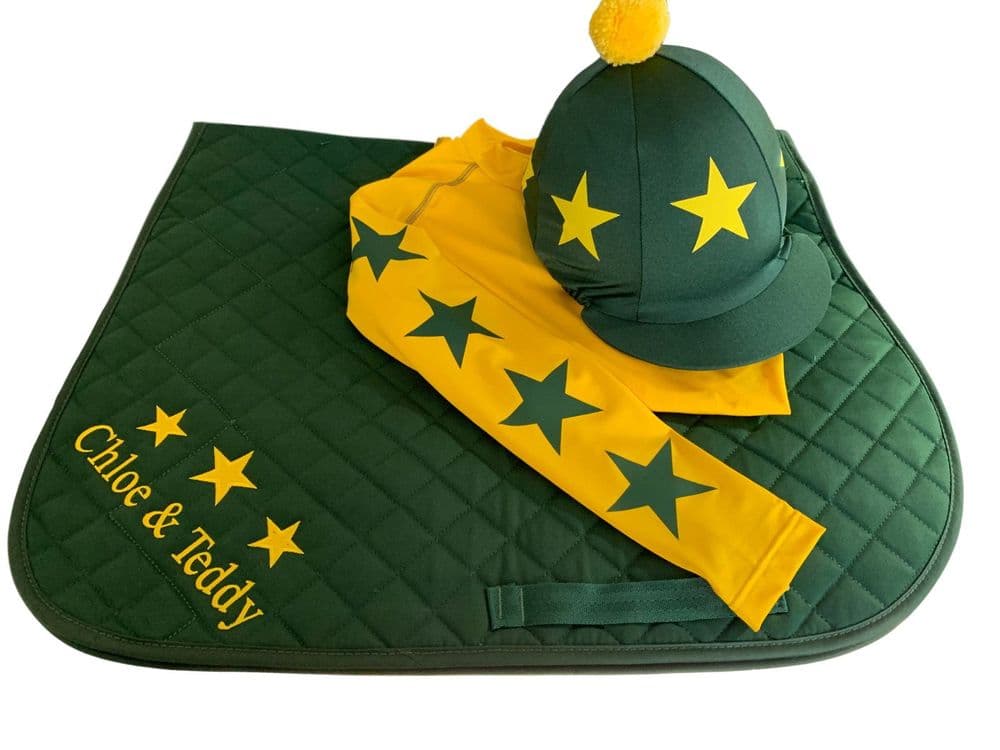 Adults Bottle Green/Yellow Base Layer Cross Country Colours