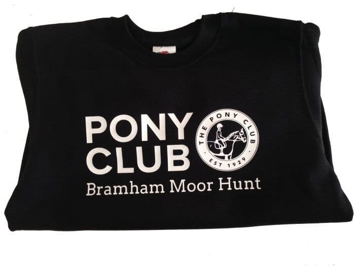 Adults Bramham Moor Black Sweatshirt